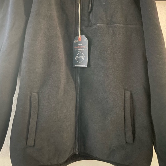 NWT dark navy almost black fleeced lined zip up jacket. Various sizes available - Picture 3 of 5